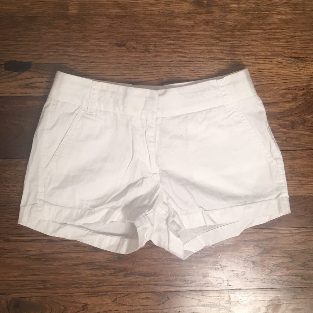 J. Crew Women’s White Broken-In Chino Shorts
